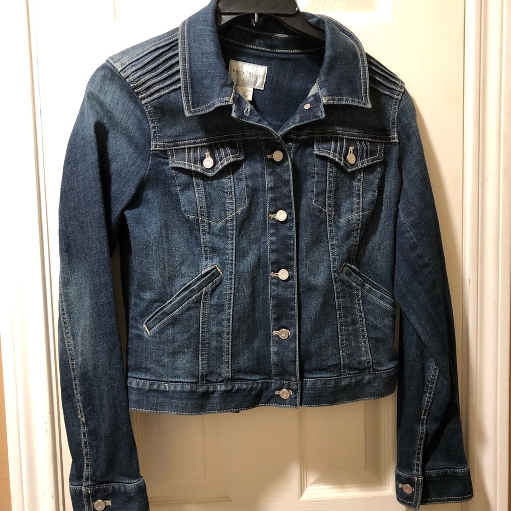 White House black market denim jacket